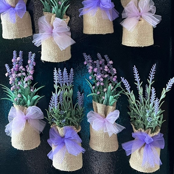 Magnet Fridge Lavender, Flower, garden, Office Supplies, Cubicle Decor, Locker, Birthday, just because, free seeds included