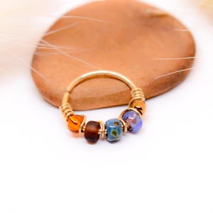 Piercingring aus 12-karätigem Gold / 925er Sterlingsilber / 316L Edelstahl, Ø 8, 9, 10, 11, 12 mm, 20G (0,8 mm), für Nase, Knorpel, Ohr, Bauchnabel, Helix, Conch, Rook, Mini-Creolen