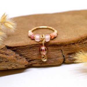 Anello penetrante, riempito in oro 12K/argento 925/acciaio inossidabile 316L, perle di vetro Ø 9,10,11,12mm 20G (0,8 mm) Cartilagine dell'orecchio Ombelico Mini cerchio del naso