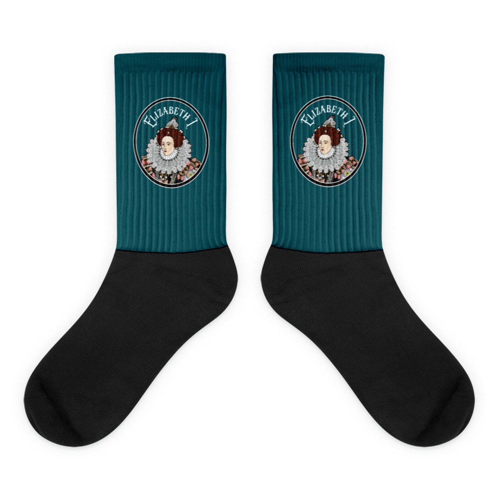 Queen Elizabeth I Socks Tudor Gift History Buff History Etsy