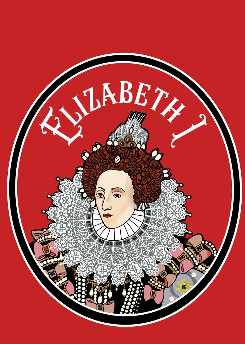 Queen Elizabeth I Unisex Hoodie Tudor Gift History Buff Etsy