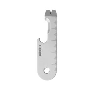 Edelstahl Multi-Tool 2.0, Flaschenöffner, Lineal, Stemmeisen, Schraubenzieher, Kartonschneider, Gewindeschneider, EDC-Werkzeug, Universalmesser
