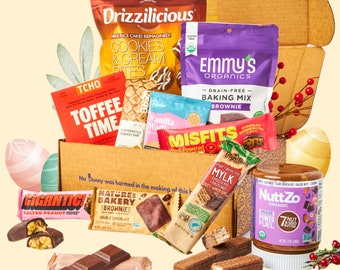 Vegan Chocolate Gift Box - Premium Chocolate Assortment - FREE US Delivery