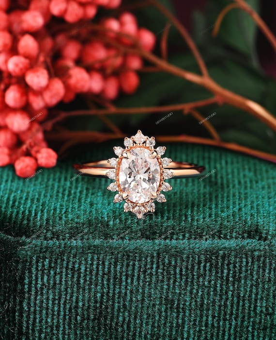 Handmade moissanite engagement best sale rings