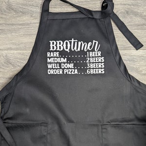 Barbecue Apron, Funny Grilling Apron for Dad, Father&#39;s Day Gift, BBQ Cooking Apron,  BBQ Gifts for Husband,