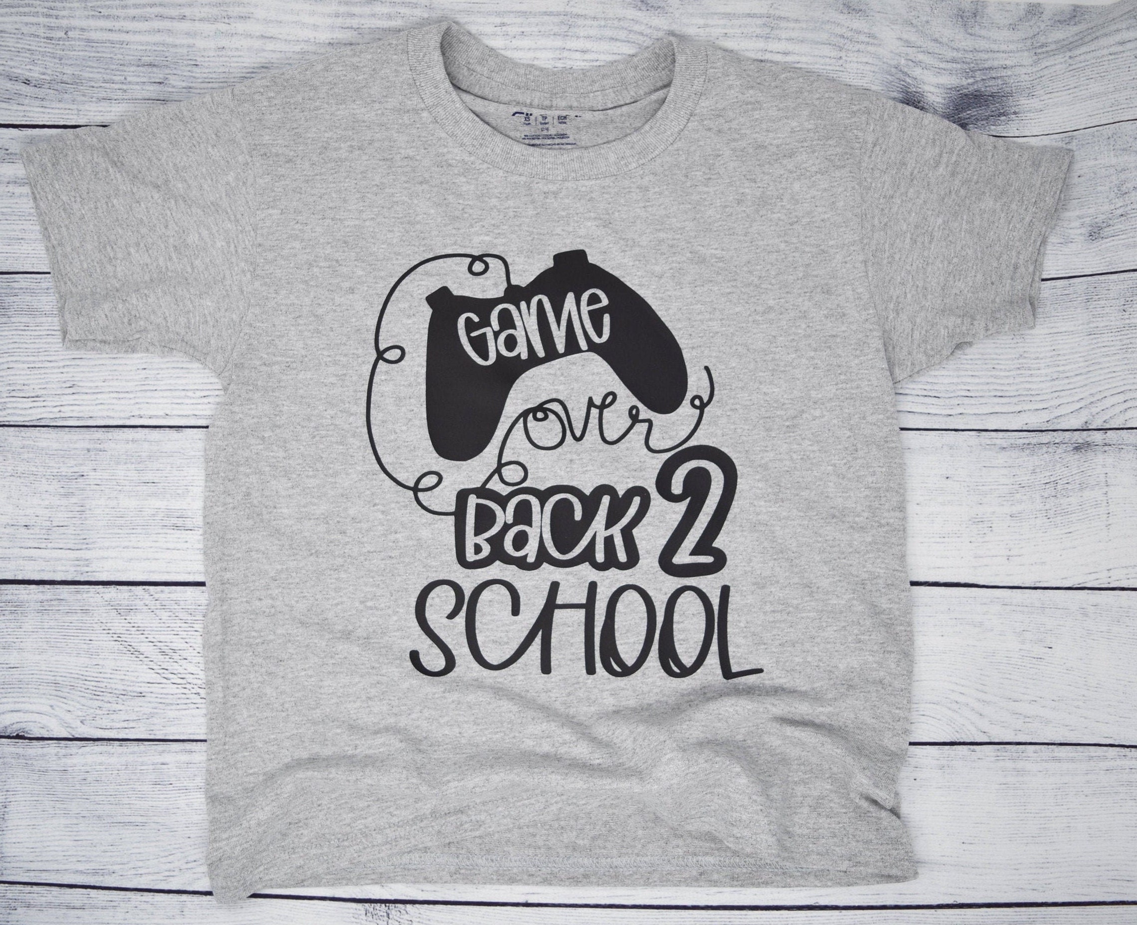 Back to School Shirt, Game Over Shirt, Boys Back to School Shirt, First ...