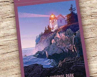 Acadia National Park Sticker | Acadia Sticker | Acadia National Park | Acadia National Park Decals | National Park Stickers