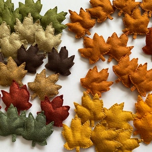Filzblätter, Herbst Dekor