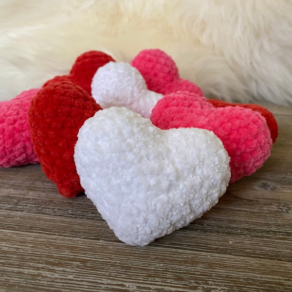 Crochet hearts, bowl, vase filler, Valentine’s Day ornament