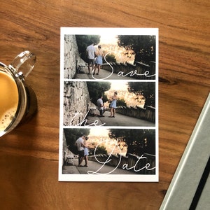 Custom Save the Date with Proposal Photos, DIGITAL DESIGN
