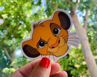 Simba Sticker Etsy