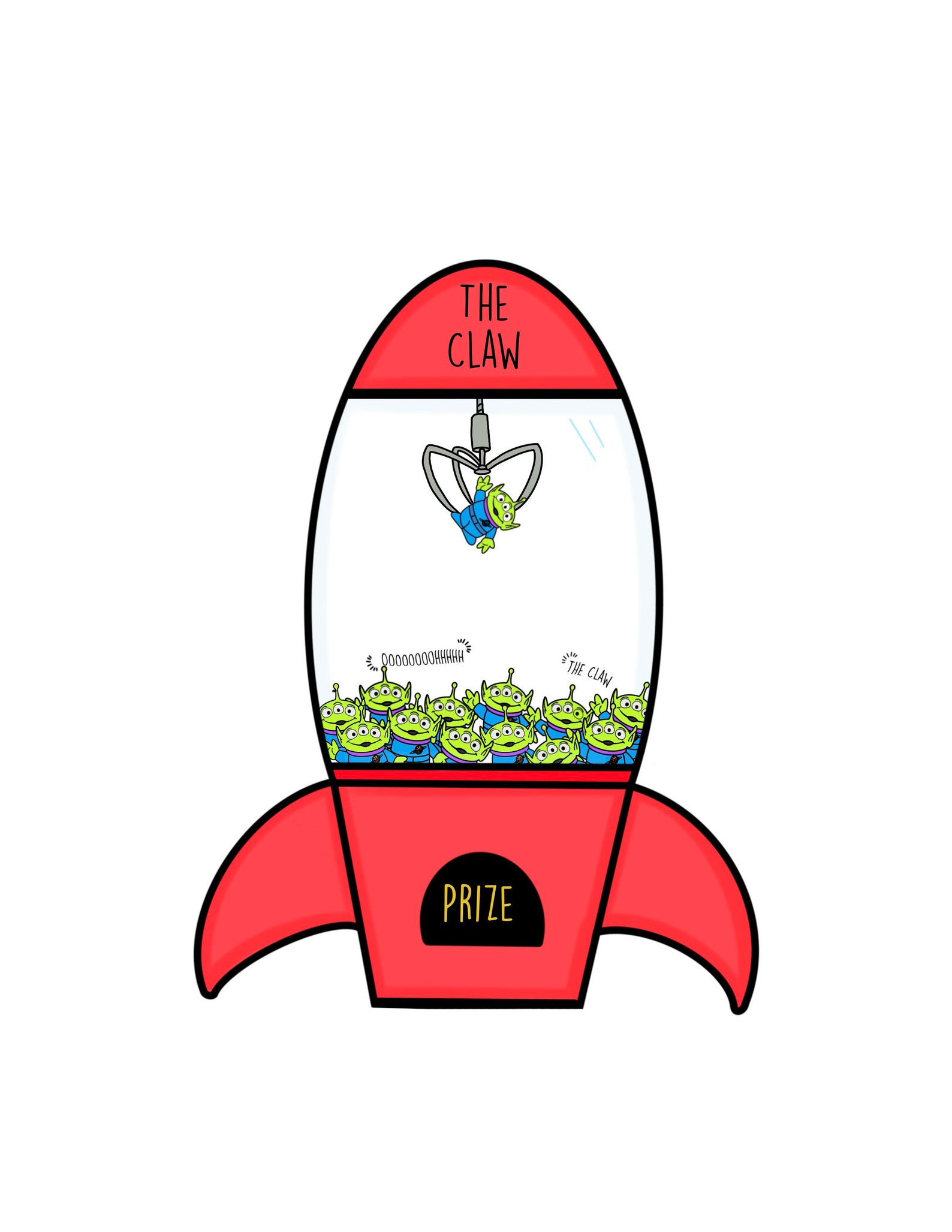 aliens toy story claw