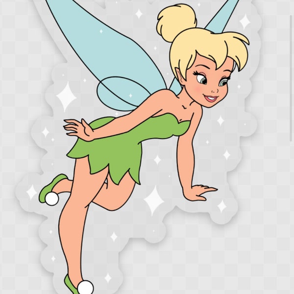 Tinker bell, Sticker, Disney, Disneyland, cute , cute Disney stuff, Peter Pan sticker, tinker