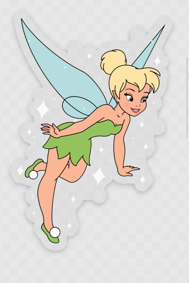 Tinker bell Sticker Disney Disneyland cute cute Disney Etsy