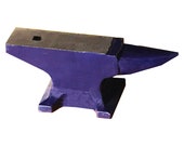 Single Horn Anvil 55Lbs Steel Anvil Blacksmith Rugged Round Horn Anvil Jewelers Metalsmith Blacksmith Tool Forge Tools and Equipment Anvil