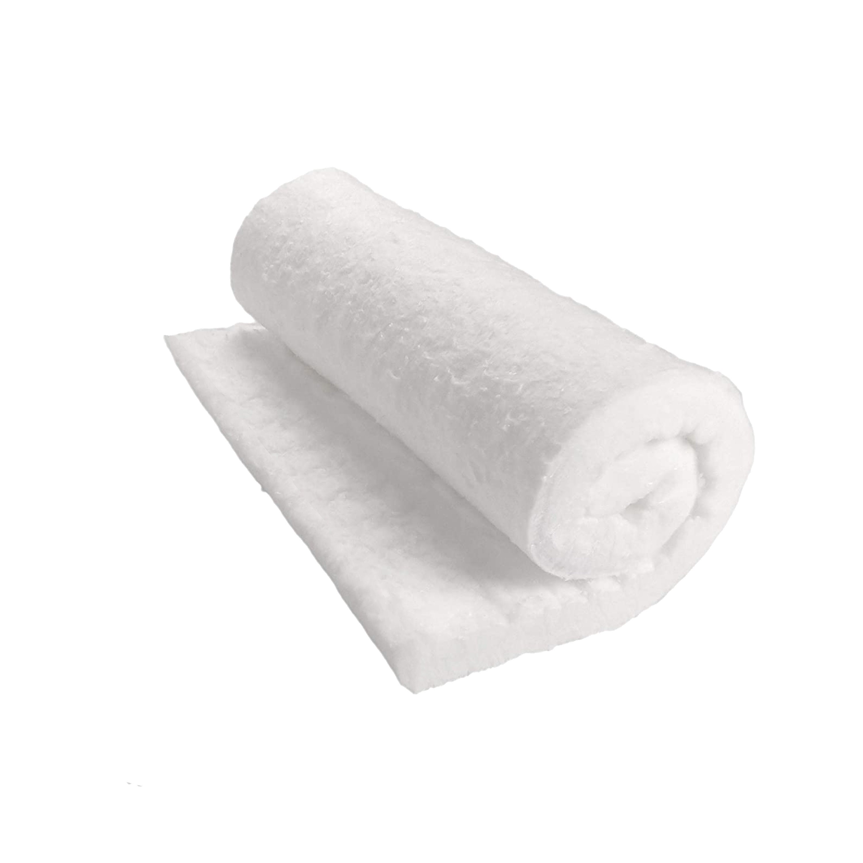 Ceramic Fiber Insulation Blanket Roll, 1 x 24 x 25', 2400F 8# Density,  Fireproof Insulation Blanket for Stove Forge Oven Foundry Furnace Chimney