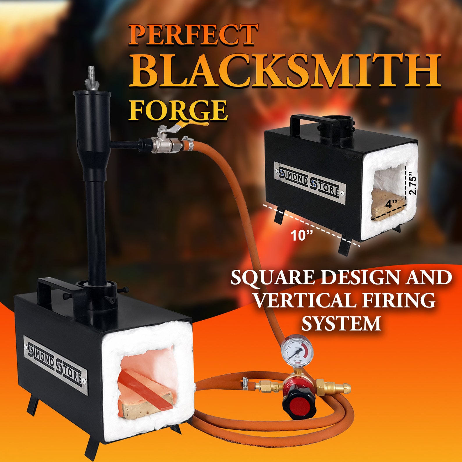 Blacksmiths Single Burner Propane With Stand for Etsy