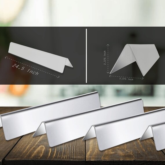 81222 4 Piece 16 Gauge S.S Flavorizer Bars 18.125”x1.75”x1.75” Weber 70375 81222 4 Piece 16 Gauge S.S Flavorizer Bars 18.125”x1.75”x1.75” Weber 70375