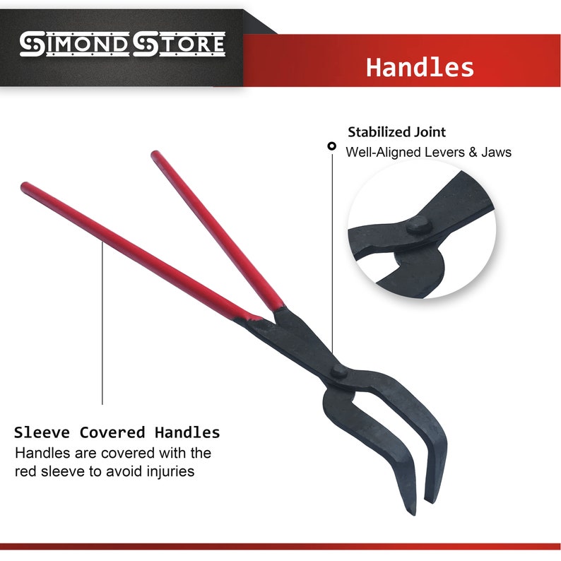 36graphite Hinged Tongs Foundry Crucibles Melting Etsy