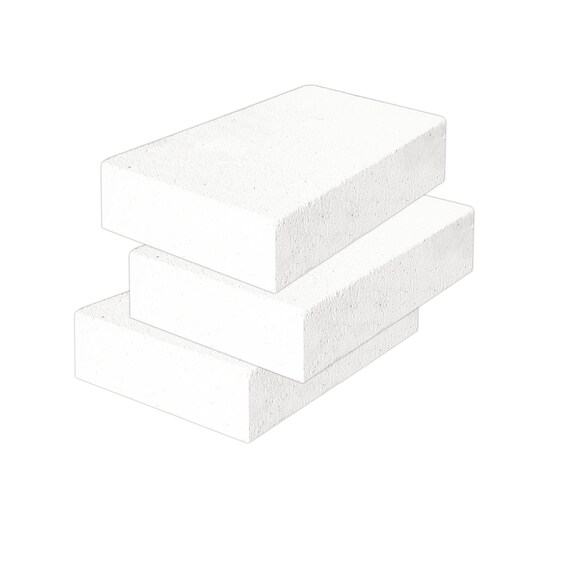 HFK-25 Insulating Firebrick 2500F 1.75 X 4.5 X 9 IFB Box of 3 Fire Bricks  for Fireplaces, Pizza Ovens, Kilns, Forges 