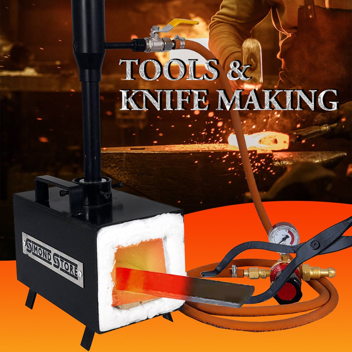 Blacksmiths Single Burner Propane With Stand for Etsy