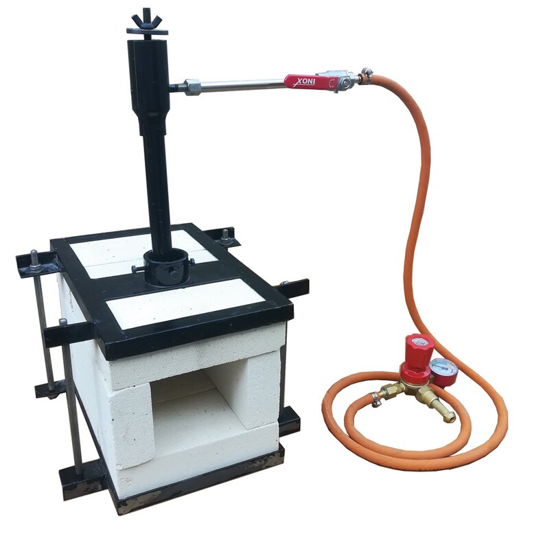 Blacksmith Propane Fire Bricks Knife Making Heat Etsy