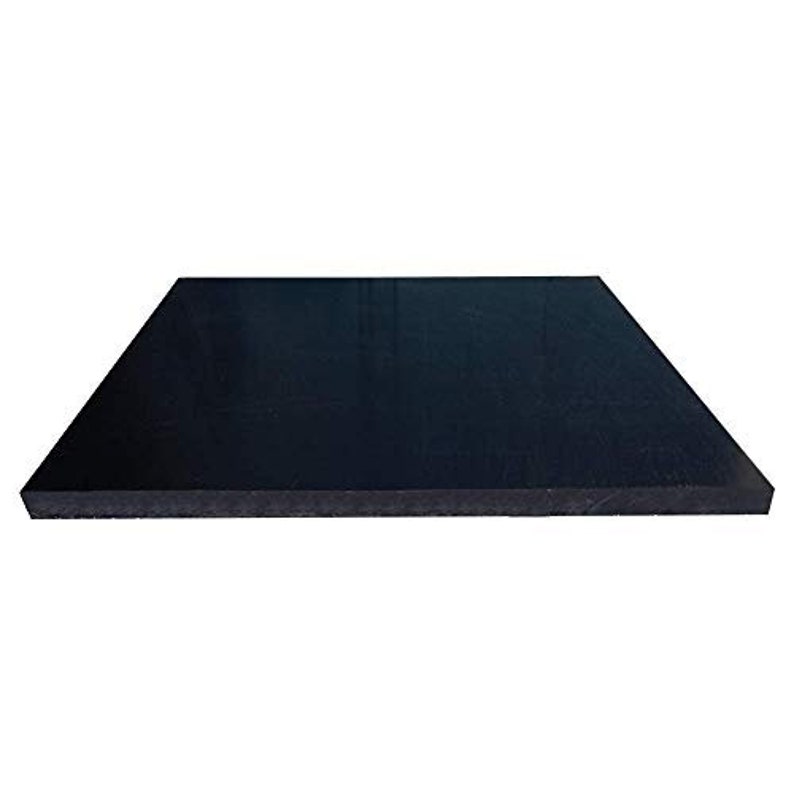 Black HDPE Plastic Sheet 1/8 x 24 x 24 High Etsy