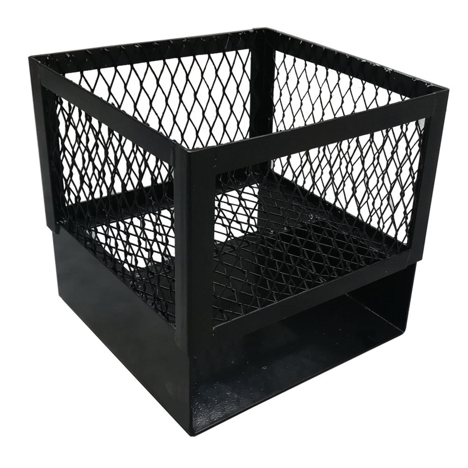 Charcoal basket for Drum smoker with legs and coal ash pan BBQ Etsy