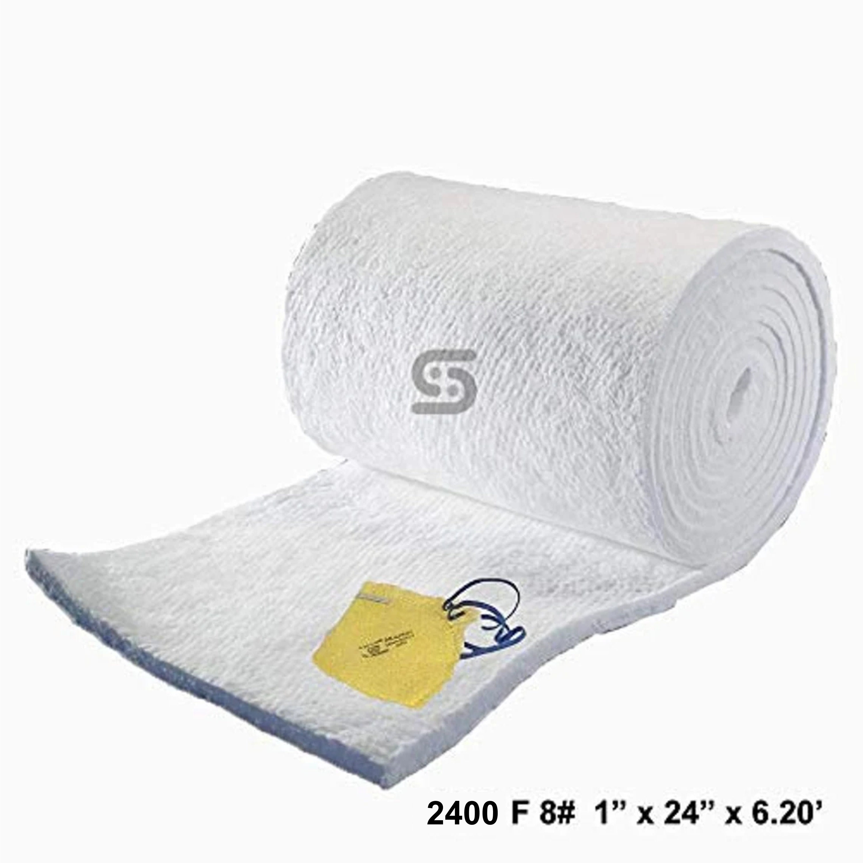 Ceramic Fiber Blanket, 2400F, High Temp Insulation 1 x 24 x 25