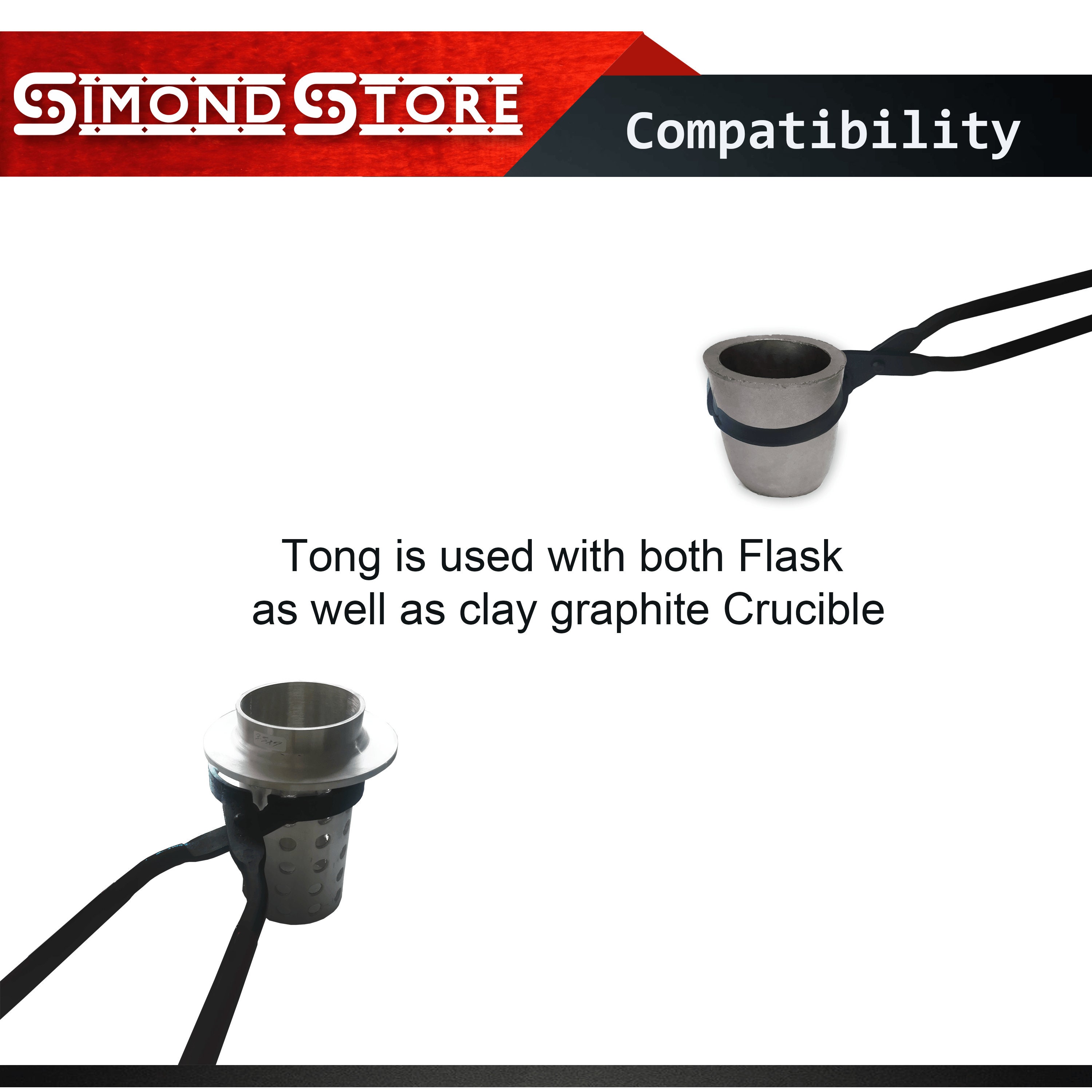 27 Foundry Crucible Flask Tongs 4 Dia Refining Etsy UK