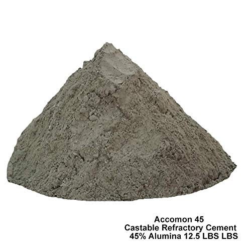 4 LBS Refractory Cement - 2700F Rated - Pre Mix Airseting Wet Refractory  Mortar for Fire Brick, Ceramic Fiber, Forge, Kiln