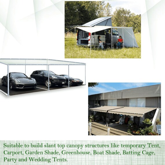Ship PO BOX HI fittings Only Canopy Shade Tent Car Boat Connectors 20x40