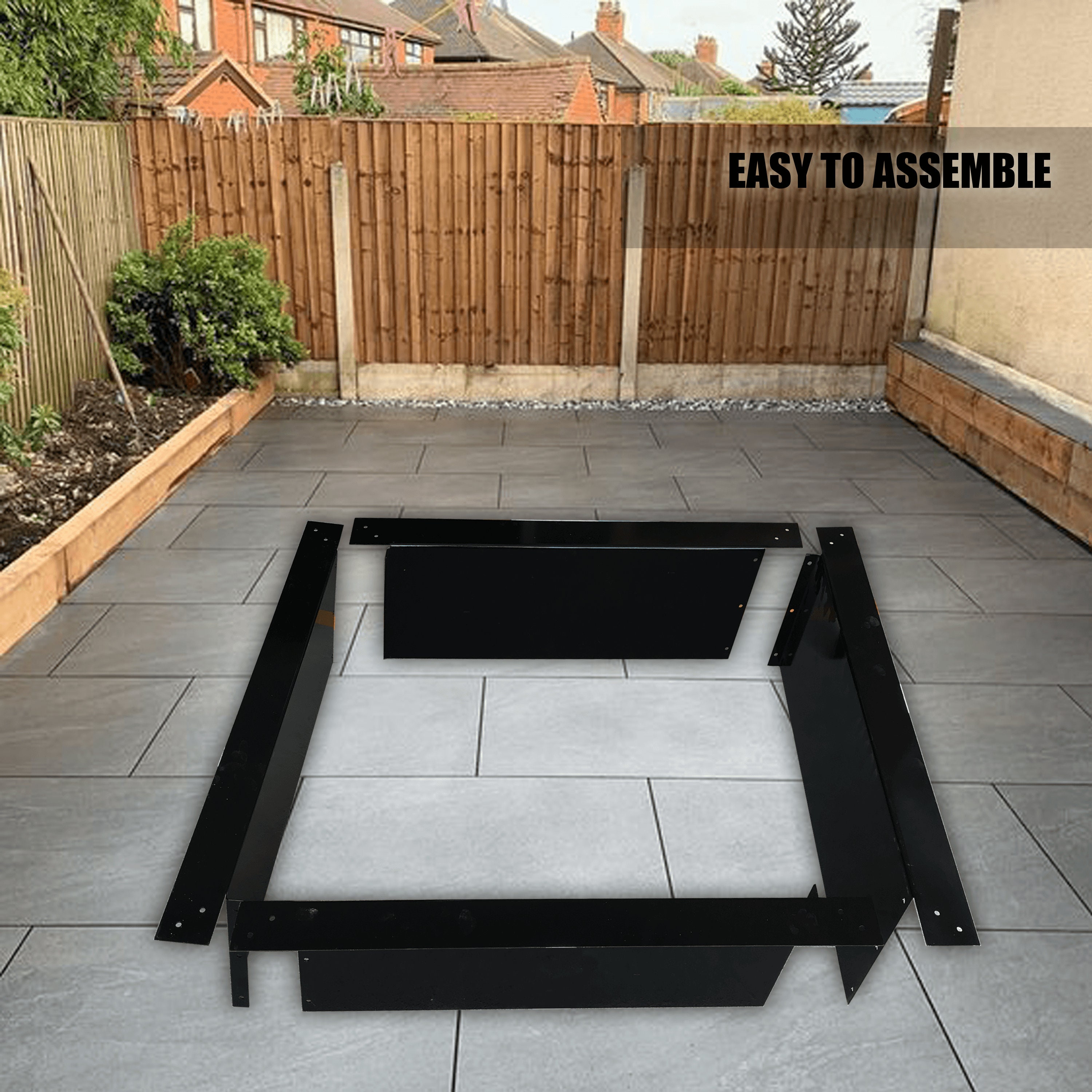 Outdoor Square Fire Pit Ring/Insert Fire Pit Liner Heavy Duty Etsy