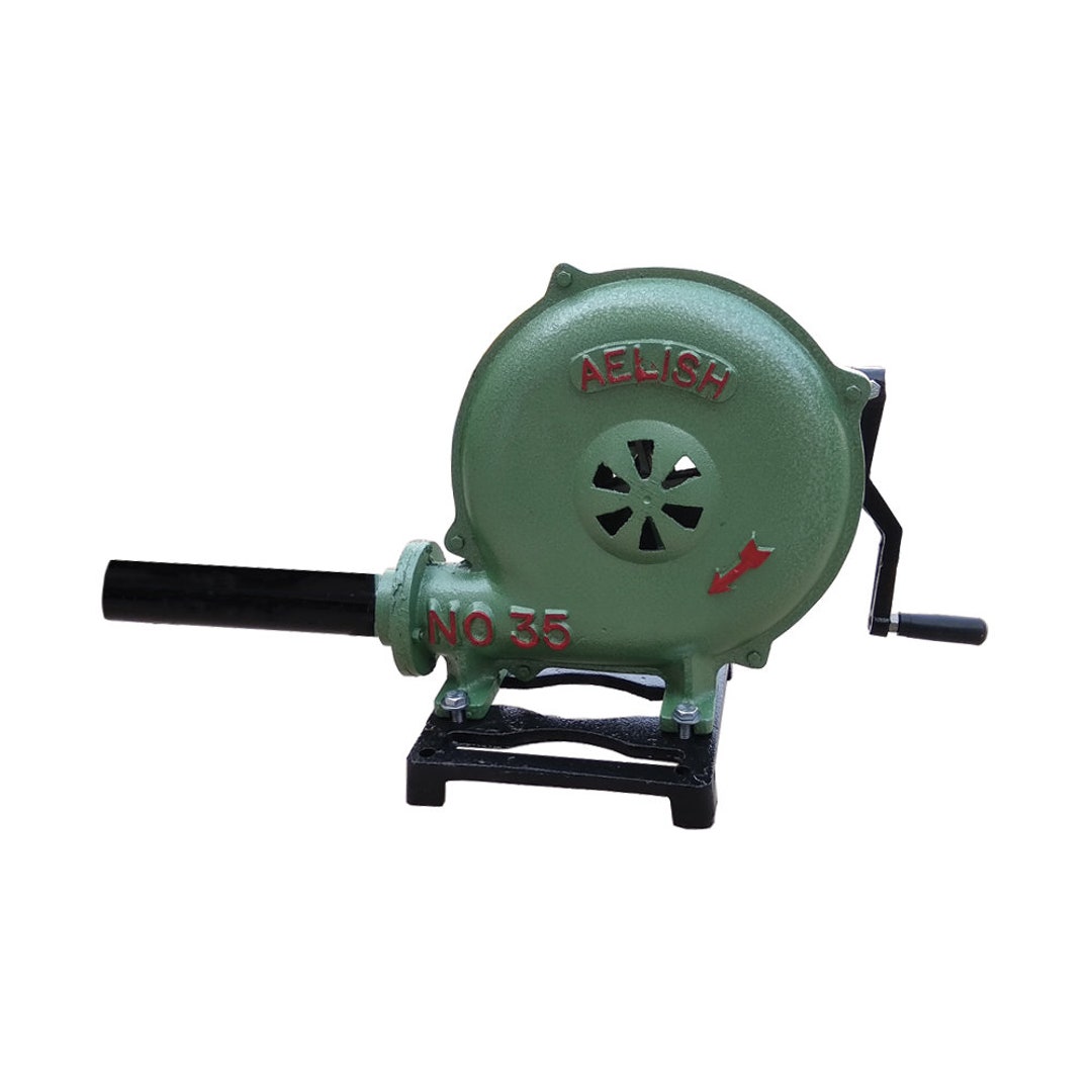 Hand Blower Hand Crank Blower Blacksmith Manual Fan Cast Aluminum