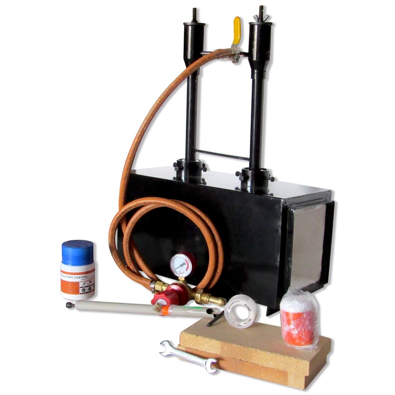 Double Burner Gas Propane Furnace Blacksmith Knife Etsy