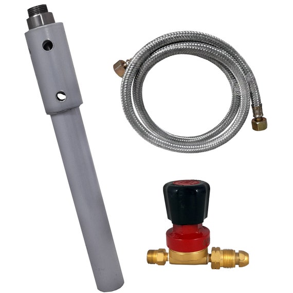 mounting bracket propane burner regulator and hose USA made