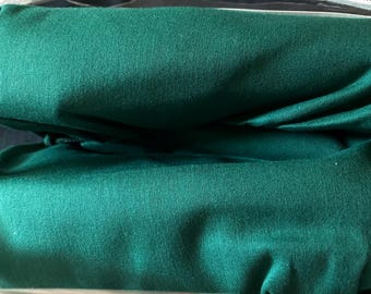 Falda de cama King Jubilee vintage, color verde cazador, sin usar, en su empaque original, 78" x 80".