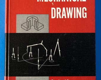 Dibujo Mecánico, French y Svensen, McGraw Hill, 6.ª edición, 1957, tapa dura.