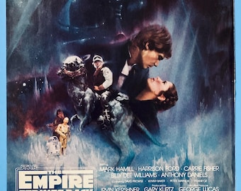 Publicité promotionnelle originale du film L'Empire contre-attaque (1980)