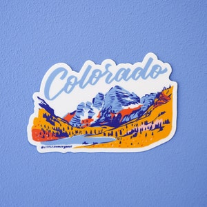 Colorado Maroon Bells Sticker