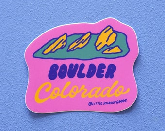 Boulder Flatirons Sticker