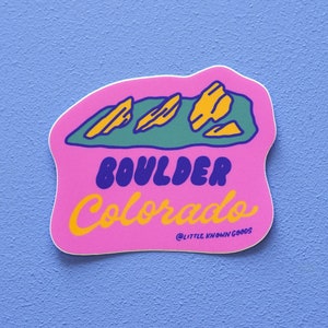 Boulder Flatirons Sticker