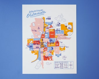 Orlando Downtown Map