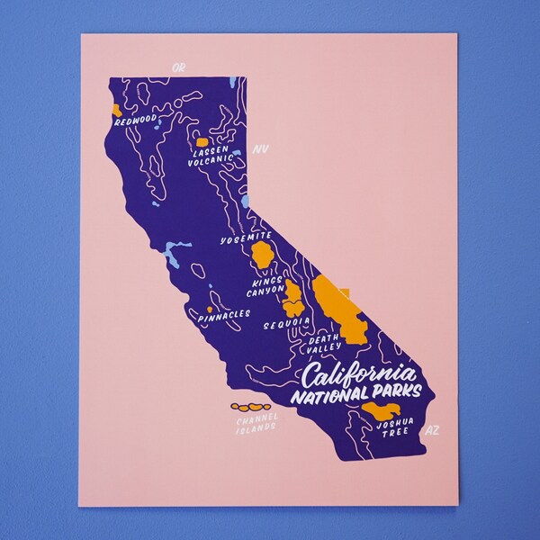 California National Marks Map