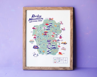 Rocky Mountain National Park Map