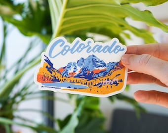 Colorado Maroon Bells Sticker
