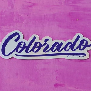 Colorado Holographic Sticker