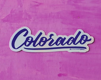 Colorado Holographic Sticker