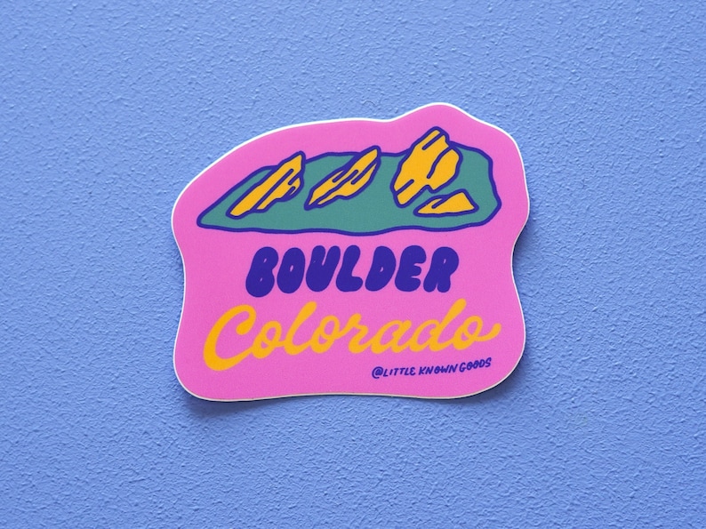 Boulder Flatirons Sticker - Etsy