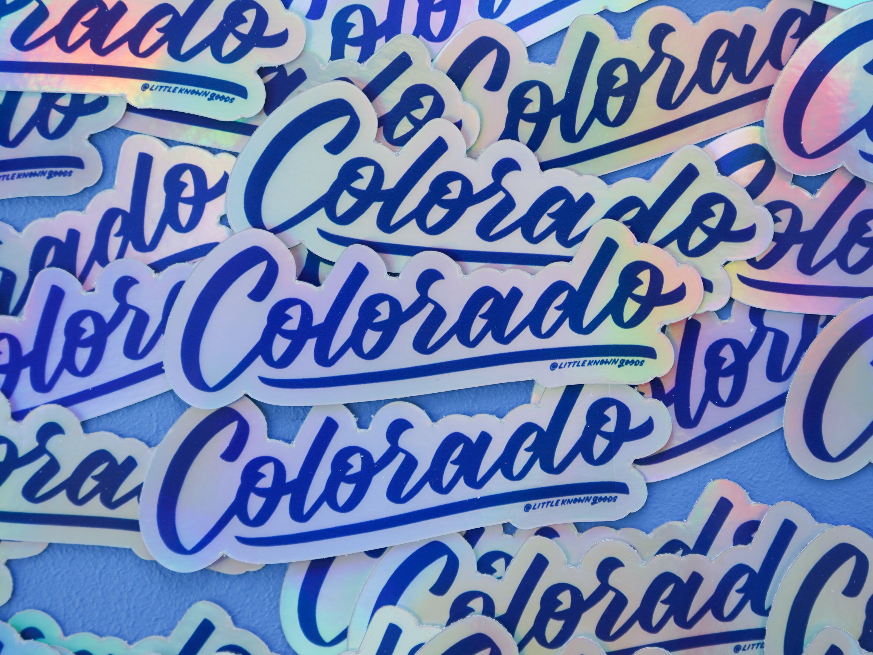 Colorado Holographic Sticker - Etsy